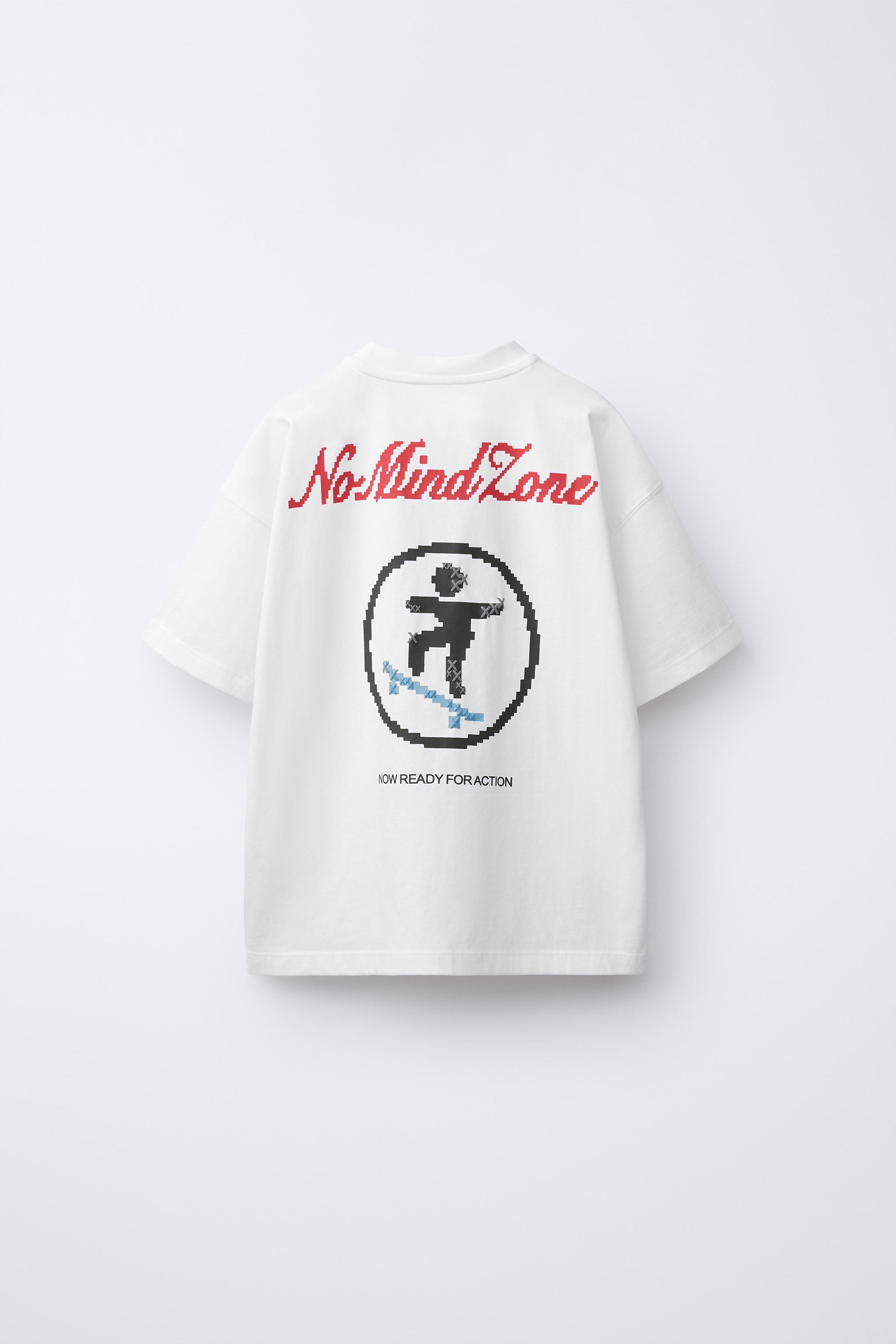 T-SHIRT IMPRIMÉ SKATE PIXEL